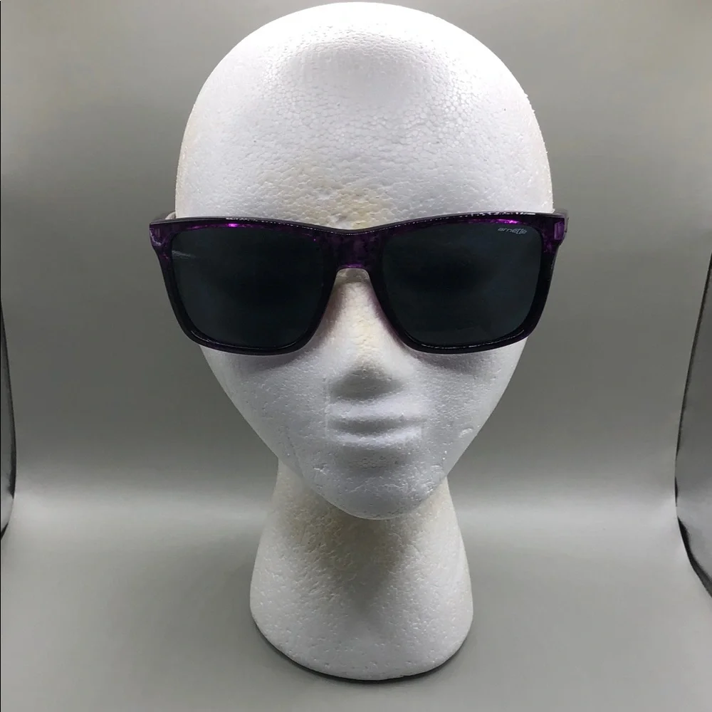 Arnette Witch Doctor Square Sunglasses UNISEX Purple w Case Italy